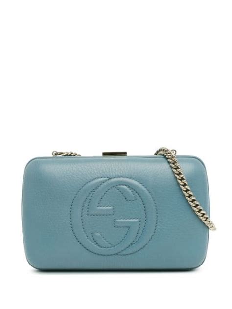 bolsa crossbody Soho Leather Clutch on Chain 2000